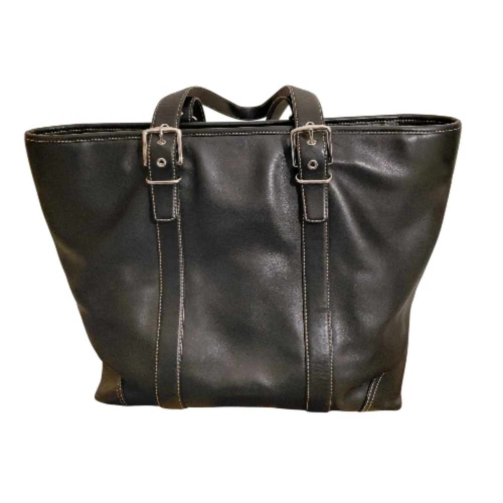 Coach Vintage Hampton Black Large Tote Bag - Picture 8 of 14